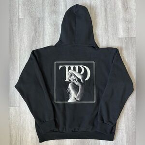 Taylor Swift - The Tortured Poets Department Official Merch Black Hoodie Size XL